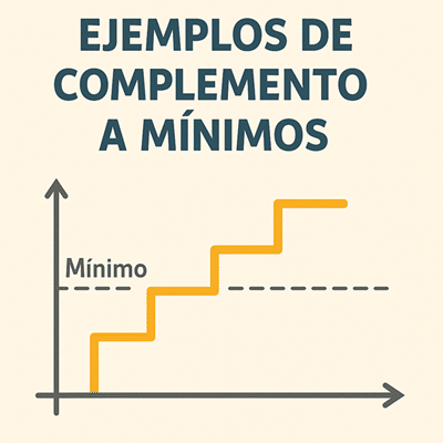 ejemplos complemento a mínimos